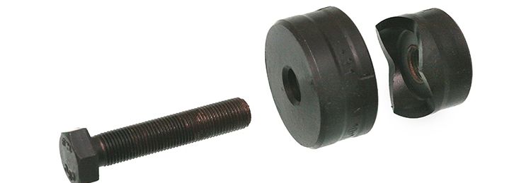 Lochstanze mit Schraube